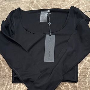 Black Long Sleeve Top